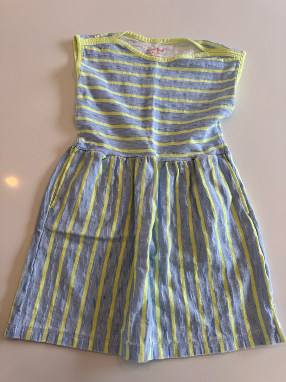 Cat and Jack size 6 stripped dress